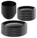 Ensemble de table - Service de table, 6 pièces - Verre - Design moderne - Noir