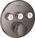 GROHE Grohtherm SmartControl Inbouw Douche- of Badthermostaat - 3 Knoppen - Hard Graphite (antraciet) - 29121A00