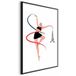 Affiche Illustration d'une femme avec un ruban - Gymnastique rythmique