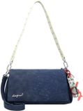 Desigual Schoudertas Sierra Naron Flap Bag Azul Noche