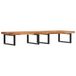 vidaXL Badezimmerschrank mit Waschbecken Schwarz 600 mm