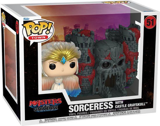 Funko Masters Of The Universe Sorceress with Castle Grayskull (Pop! Town) vinylfiguur 51 Unisex