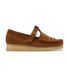 Clarks Wallabee T Bar chaussures marron