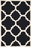 Safavieh Vloerkleed Clark Wol Zwart 122 x 183 cm