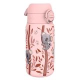 ION8 Geïsoleerde Stalen Waterfles, 320 ml/11 oz, Lekvrij, Makkelijk te Openen, Veilige Sluiting, Vaatwasserbestendig, Draaghandvat, Hygiënische Flip Cover, Duurzaam Roestvrij Staal, Koalas