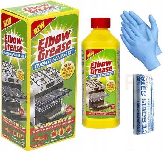 Elbow Grease Ovenreiniger 500 ml - Grillreiniger - met handschoenen