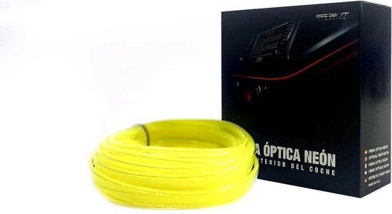 OCC Motorsport Neon Light Strip - 3 m - Fibre Optic - Yellow