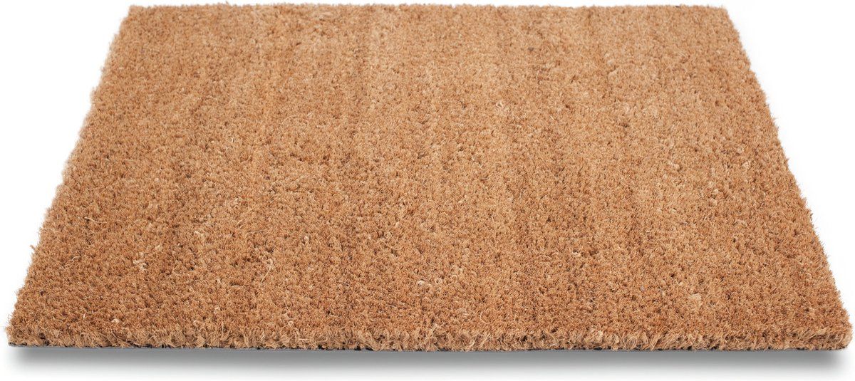 Sorx Bruine deurmatten/buitenmatten pvc/kokos 40 x 60 cm - droogloopmatten/vloermatten