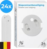 Nuvance Stopcontactbeveiliging - 24 Stuks - Wit