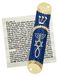 Mezuzah Étui en Métal Bleu