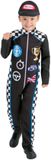 Smiffys Race Driver Kinder Kostuum - Zwart - 9 jaar
