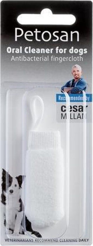 PETOSAN VINGER TANDENBORSTEL - Wit - Hond