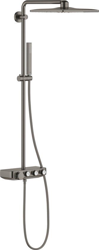 GROHE Euphoria SmartControl 310 Cube Duo Regendouche Set - 31cm - Hard Graphite