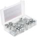 VEVOR Jeu de raccords hydrauliques 72 pièces avec bouchons/vannes hydrauliques JIC 37°