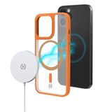 Celly Magmatt iPhone 14 Pro Hoes Transparant, Geel