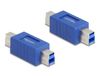 DeLOCK 67227 USB Type-B Male to Male Adapter Blauw 5 Gbps