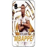 Maniacase Hoesje voor Samsung Galaxy A10 4g Kylian Mbappe Real Madrid behang viering
