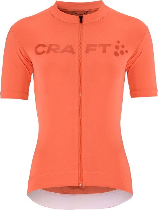 CRAFT ENDUR LOGO JERSEY W Dames Fietsshirt - TRACE