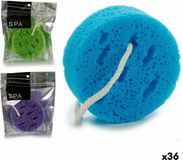 BigBuy Home Lichaamsspons Rond Spons 18 x 4 x 20 cm (36 Stuks)