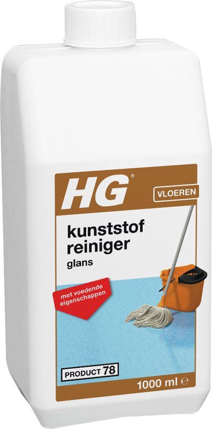 HG kunststofreiniger glans (product 78) 1L - Vloerreiniger - 8711577000592
