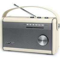 Muse Draagbare Bluetooth-radio M-098 SC FM Beige