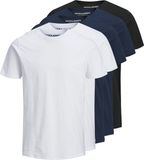 JACK & JONES JJEORGANIC BASIC TEE SS O-NE 5PK MP NOOS Heren T-shirt M