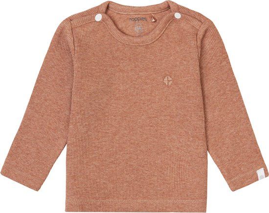 Noppies Baby T-shirt Natal - Maat 74 - Cafe Au Lait Melange