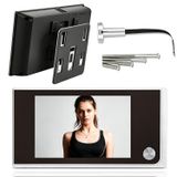 Merkloos Digitale deurspion 3,5 inch LCD-scherm 720p HD Hoek 120 graden Monitor