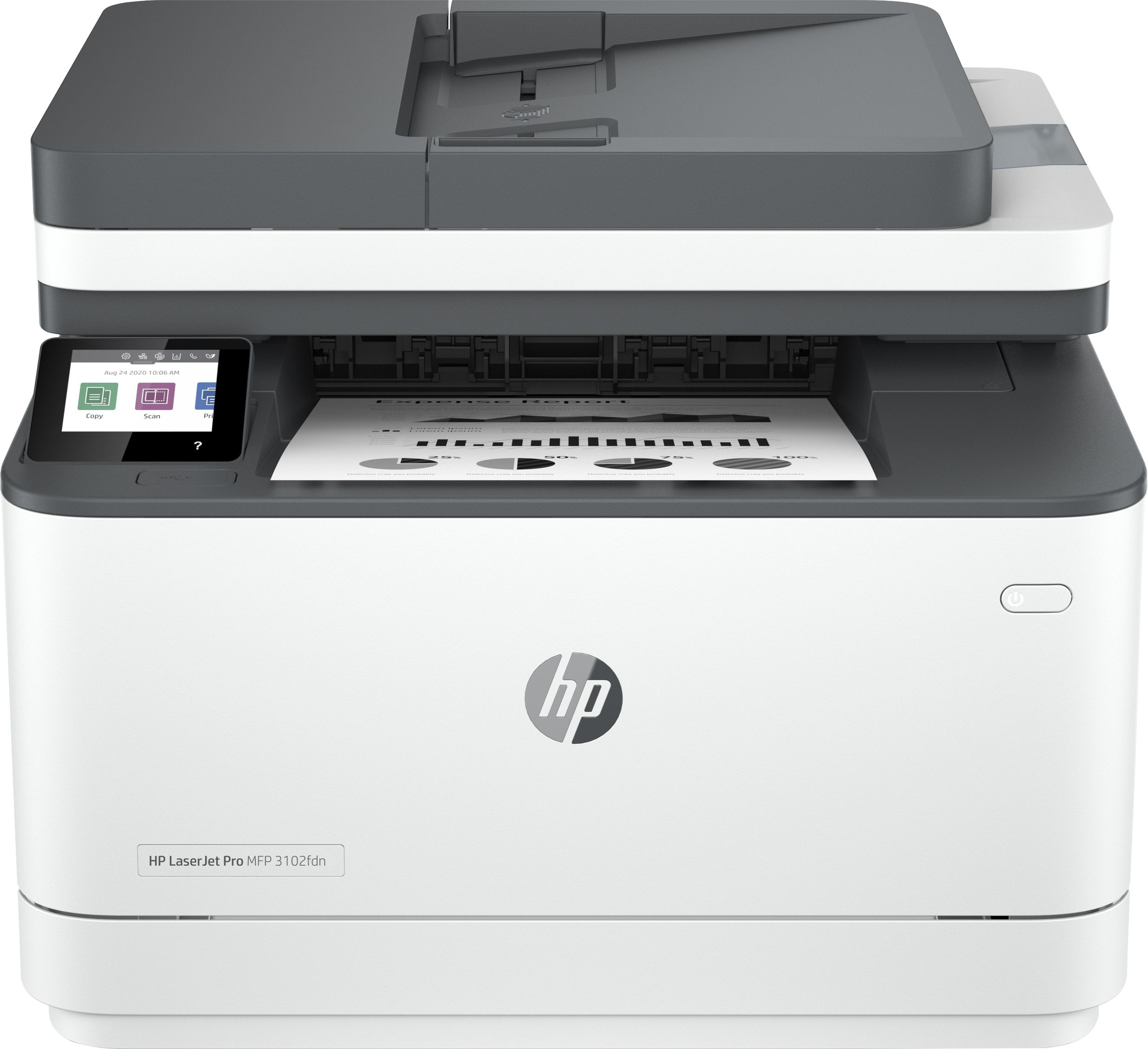 HP LaserJet Pro 3102fdn - Multifunctionele Zwart-wit Laserprinter met ADF, Duplex en Ethernet