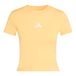 adidas ESSENTIALS 3 STRIPES SLIM BABY T-SHIRT, Semi Ice Tangerine/white, S