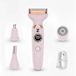 Zeri Ladyshave pour femmes 4 en 1 - Rasoir dames - Tondeuse nez - Tondeuse bikini - Tondeuse femme - Rose