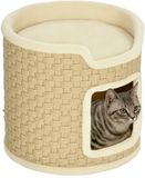PawHut Kattentoren van spaanplaat - 38x38x37cm - Khaki