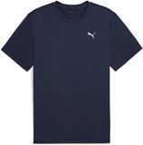 PUMA M TAD ESSENTIALS SOLID CAT TEE T-shirt homme - puma navy-puma white