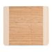 Zeller 25258 Snijplank van bamboe, tweekleurig, 34 x 29 x 1,8 cm