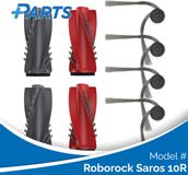 Roborock Saros 10R Brosses (6 Pièces, Plus.Parts® alternative à 8.02.0363)