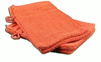 Gözze Washandje set van 4, 100% katoen, 17 x 24 cm, Berlijn, oranje, 101-0767-A1