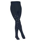 FALKE Multidot dun gedessineerd katoen panty kinderen blauw - maat 80-92