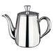 Café Olé Premium koffiepot, 340 ml, voor 1 persoon, roestvrij staal, klassiek koffiepotontwerp met spiegelende afwerking, perfecte schenktuit