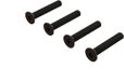 Horizon Flat Head Hex Machine Screw M4x24mm (4)