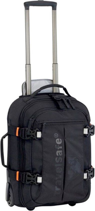 Travelsafe JFK Reistas Trolley - 40L - Zwart - Handbagage - Polyester