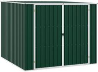 vidaXL Tuinschuur - 195x198x159 cm - Gegalvaniseerd Staal - Groen