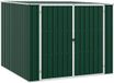 vidaXL Tuinschuur - 195x198x159 cm - Gegalvaniseerd Staal - Groen