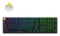 Keychron J5 QMK Sans fil Mécanique Clavier, RGB, Hot-Swap, Clavier 100% avec pavé numérique - Keychron Super Banana, Noir