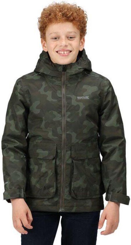 Regatta Salman Kinderjas - Groen - Maat 134 - Unisex