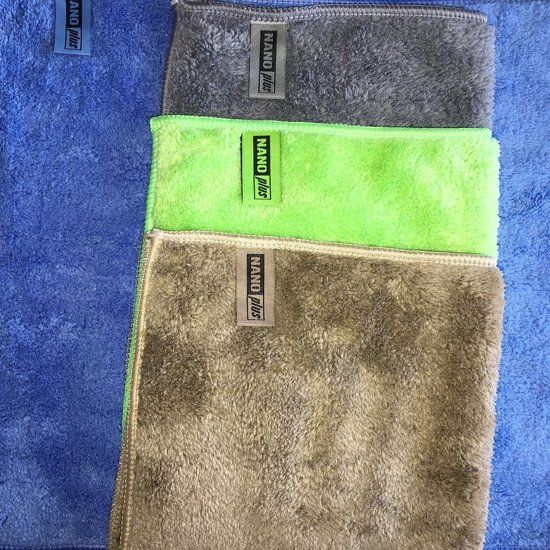 Nanodoekjes.nl Nanoplus Nanodoek 3 stuks groen grijs beige