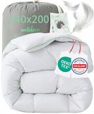 Welldora Dekbed 140 x 200 | 100% Extra Zacht Veren- en Donsdekbed | Zorgvuldig Getest, Oeko-Tex, Allergievriendelijk | RDS-keurmerk voor Dierenwelzijn | Winterdekbed Veren en Dons 140 x 200