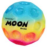 Waboba Moon Ball – am Höchsten Springender Gummiball – Patentiertes Original-Design – Ballkrater Erzeugen voor Aufprall EIN knallendes Geräusch – Leicht Greifbar – Flummies für Kinder