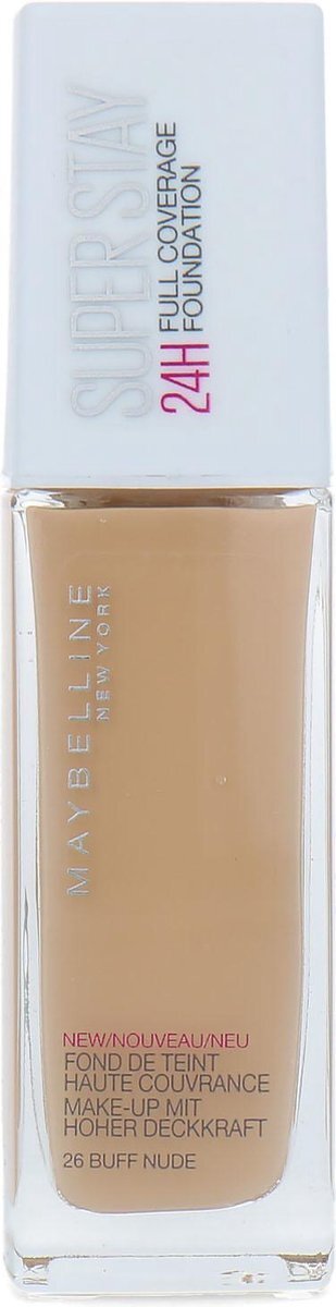 Maybelline SuperStay 24H Full Coverage Foundation - 26 Buff Nude