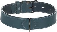 Denver Flamingo Denver Gevoerd Halsband Honden Blauw XL 52-64cm Leer Metaal