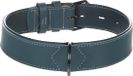Denver Flamingo Denver Gevoerd Halsband Honden Blauw XL 52-64cm Leer Metaal